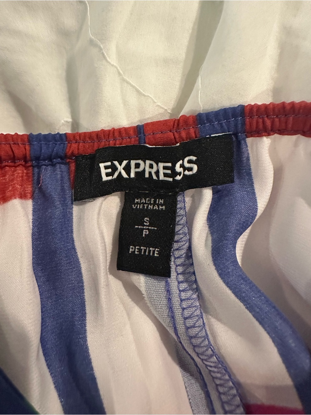 Express Striped Sundress in Red, Blue & White - Picture 6 of 7